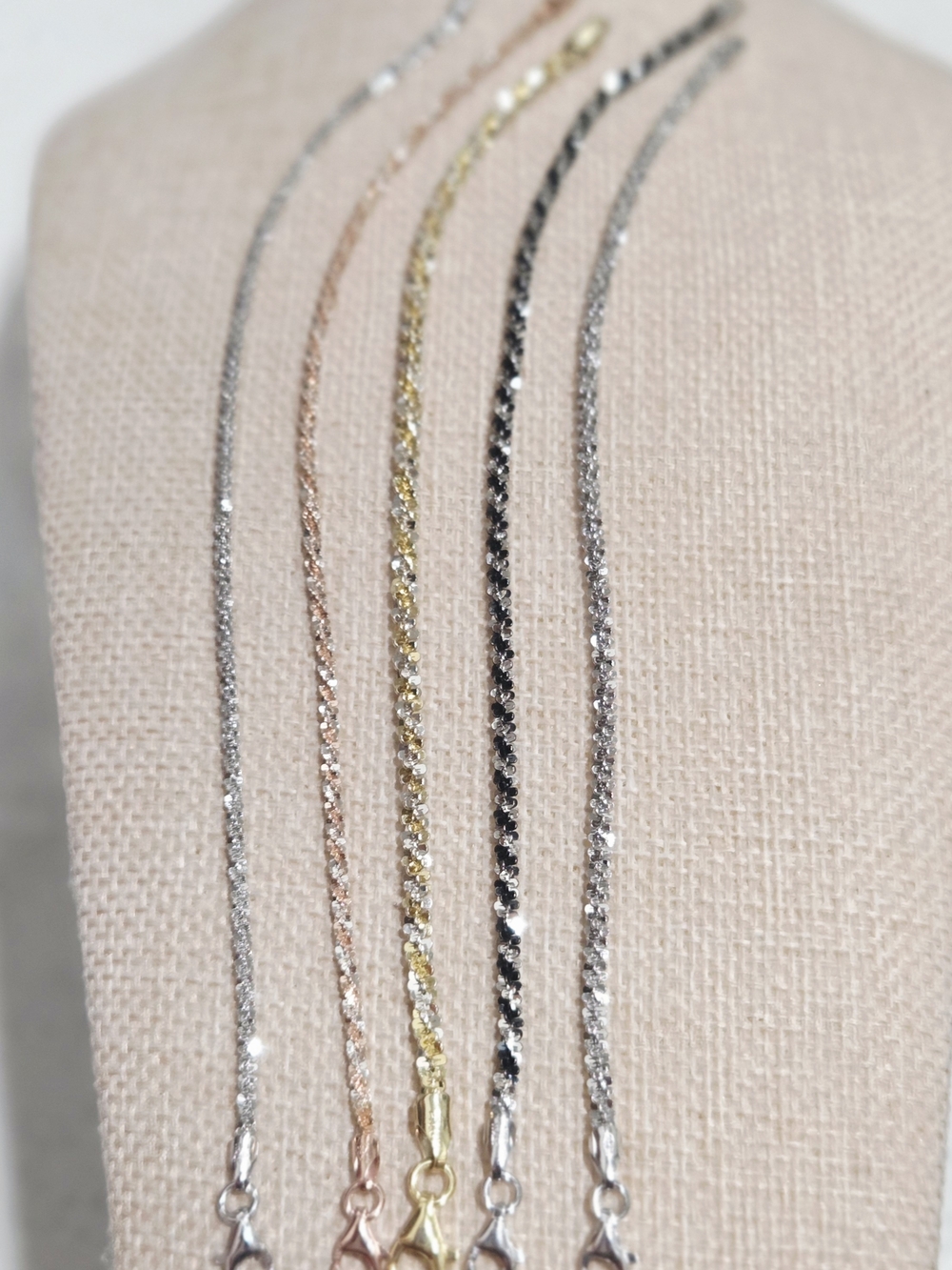 Multi-Color Bracelet - Silver, Rose Gold, Gold, Black X5 - Picture 4 of 4